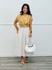 Taupe Illusion Midi Dress (Reg)