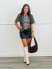 Faux Leather Mini Skirt (Reg.)