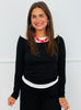 Heavy Ribbed Boat Neck Top (Reg.) - 2 Colors