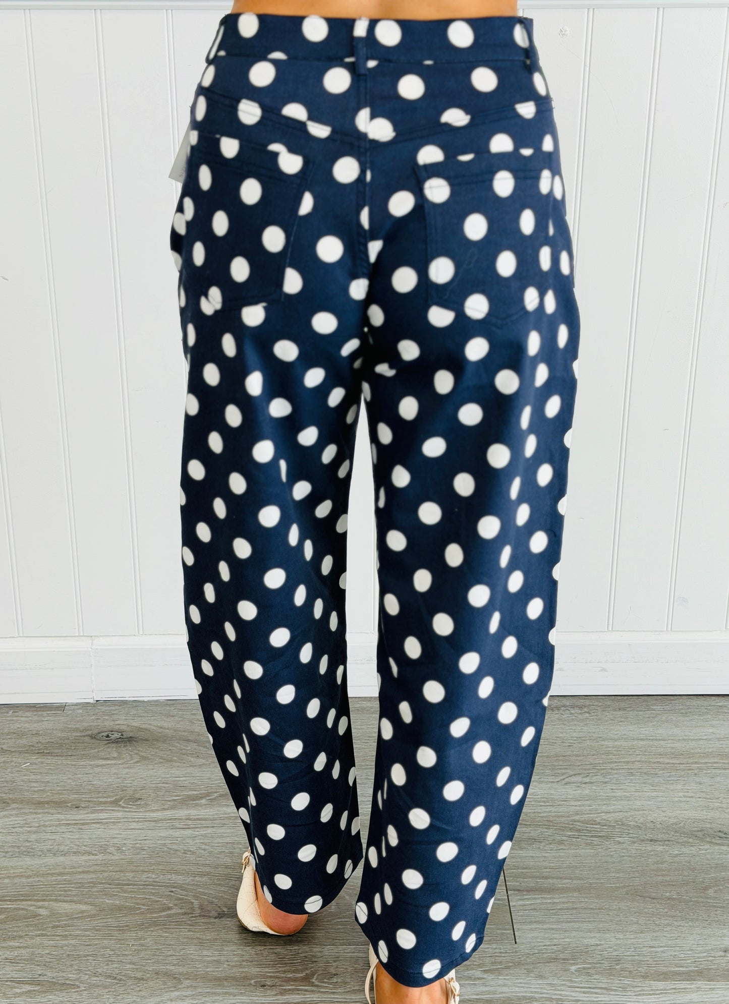 Polka Dot Ankle Pants (Reg & Plus) - 4 Colors