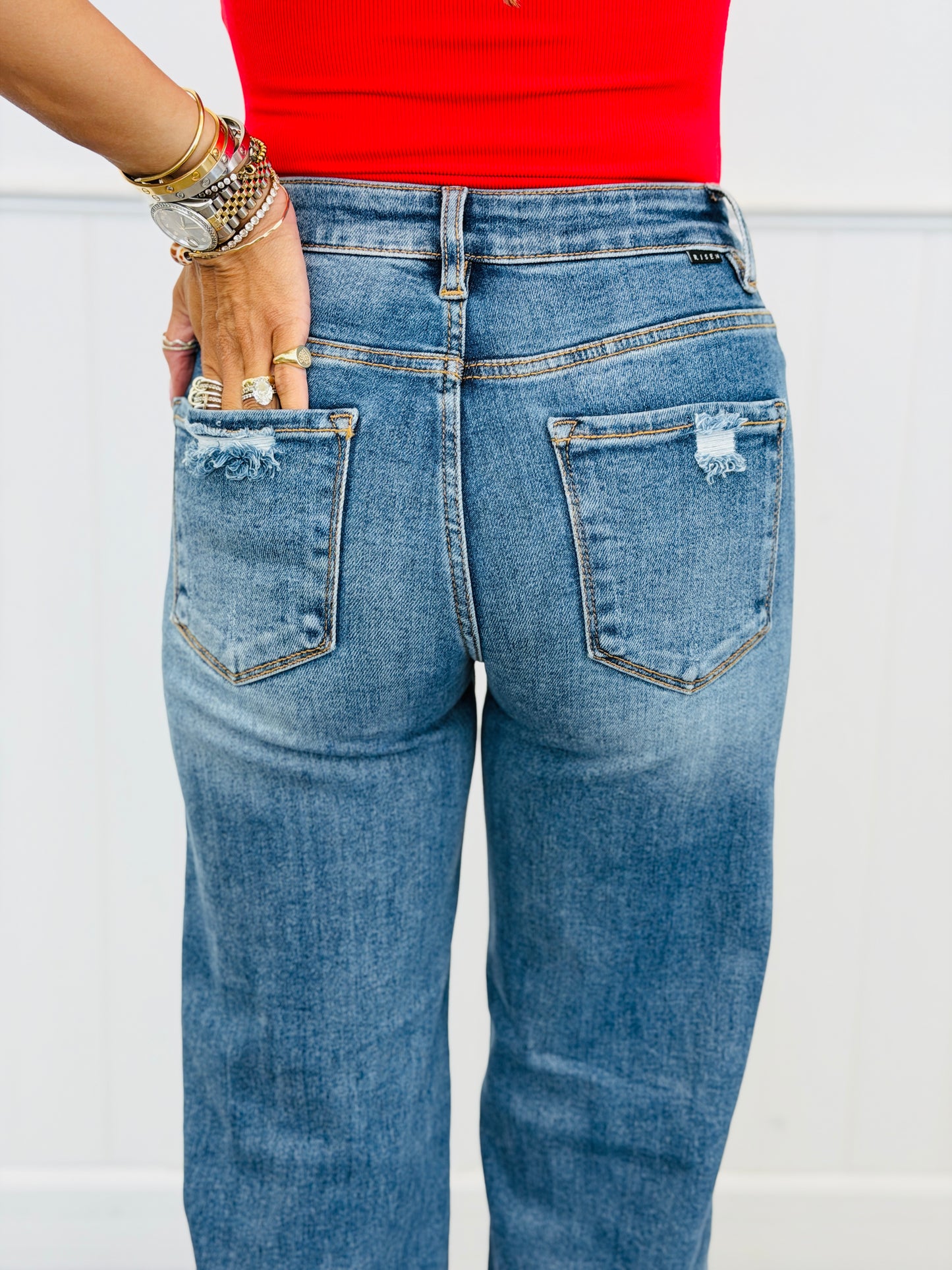 Risen Vanessa Vintage Wide Leg Jeans (Reg & Plus)