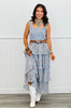 Floral Vision Tiered Midi Dress (Reg.)