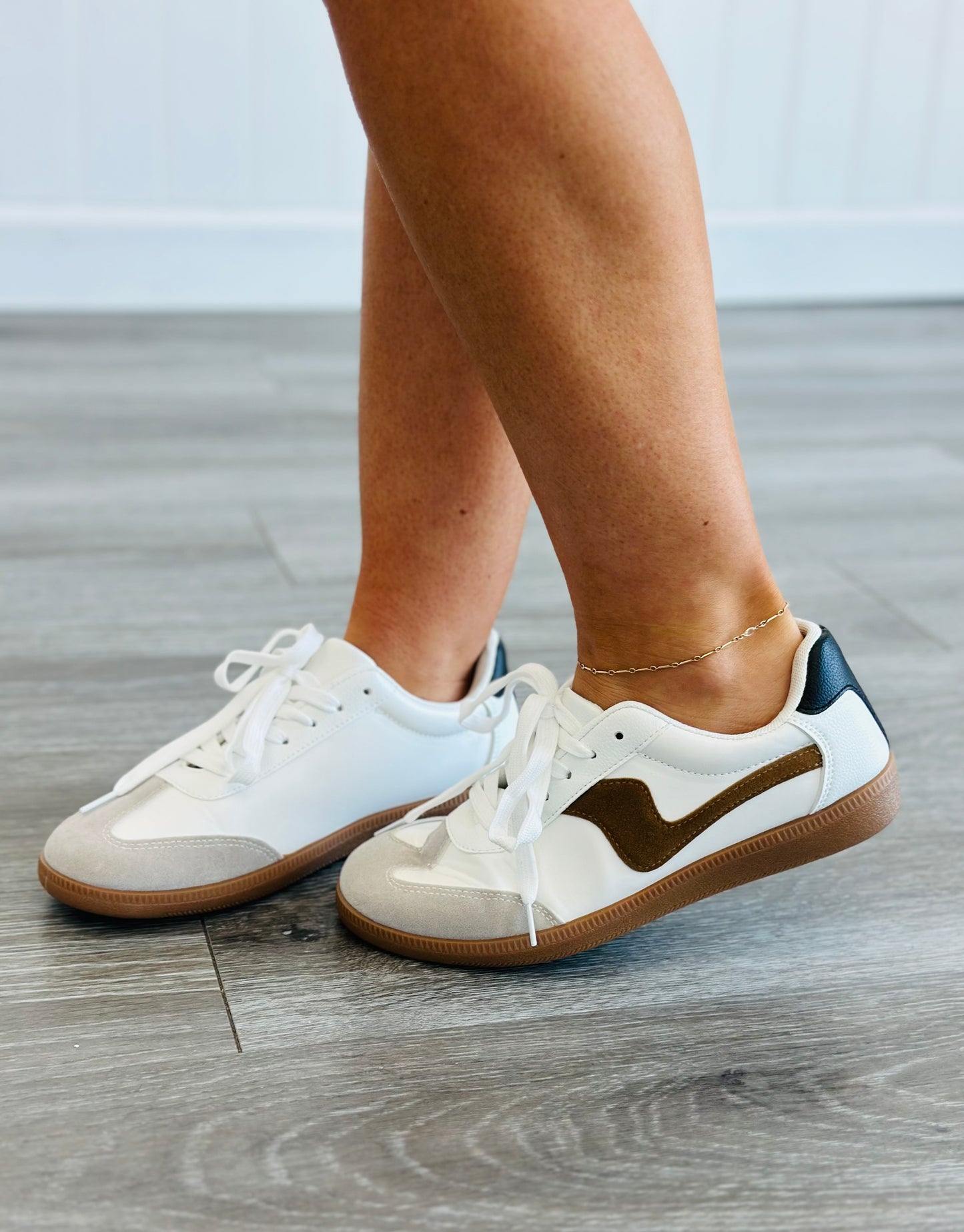 White Combo Slip Into Style Sneakers