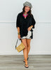 Polka Dot Lace Detailed Shorts (Reg.) - 2 Colors