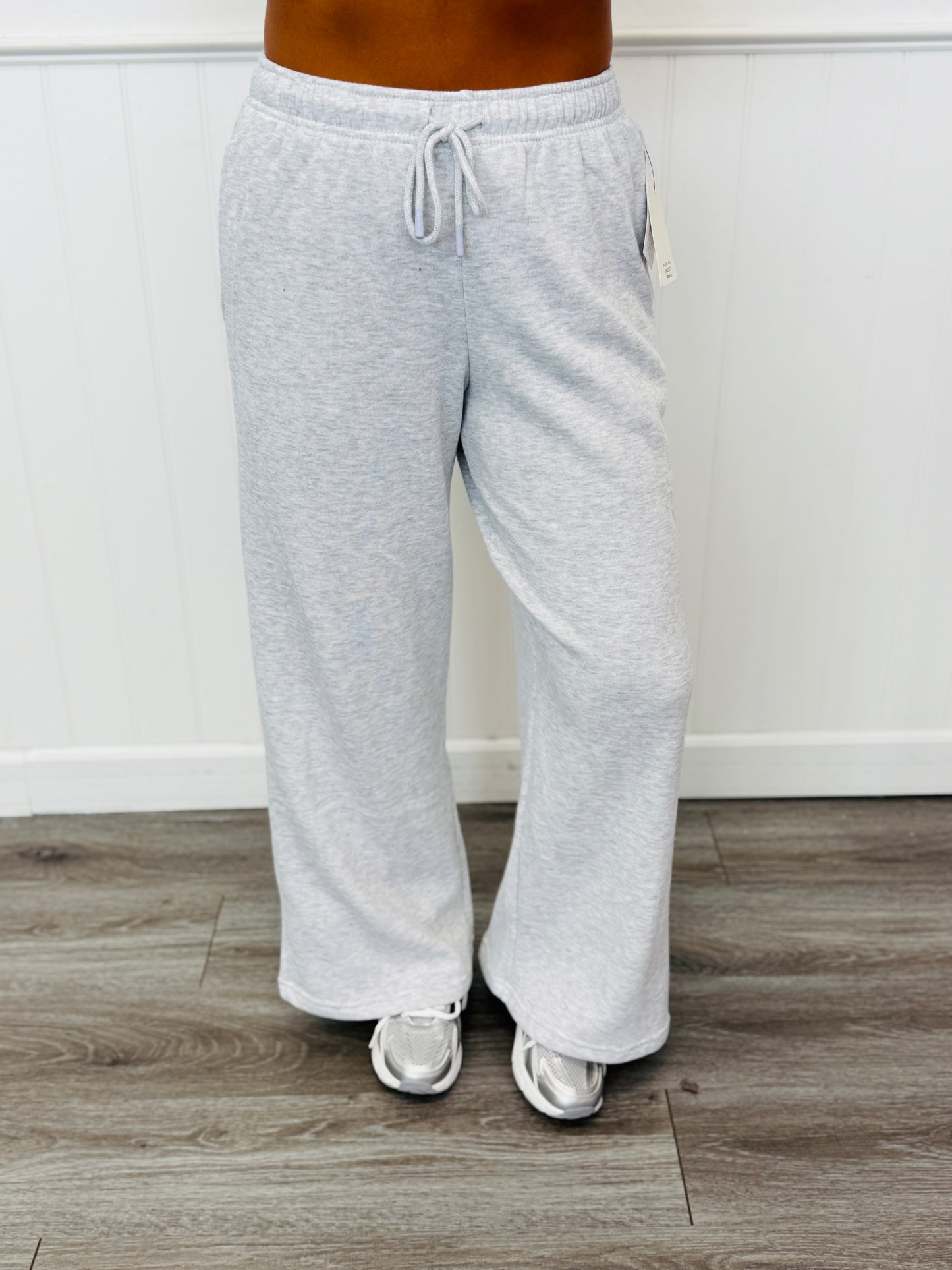 Wide Leg Mid Rise Sweatpants (Reg.) - 4 Colors