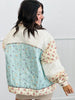 POL-Mint Multi Floral Quilted Jacket (Reg.)