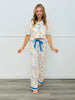 Sunday Brunch Ruffle Pajama Set (Reg. and Plus)