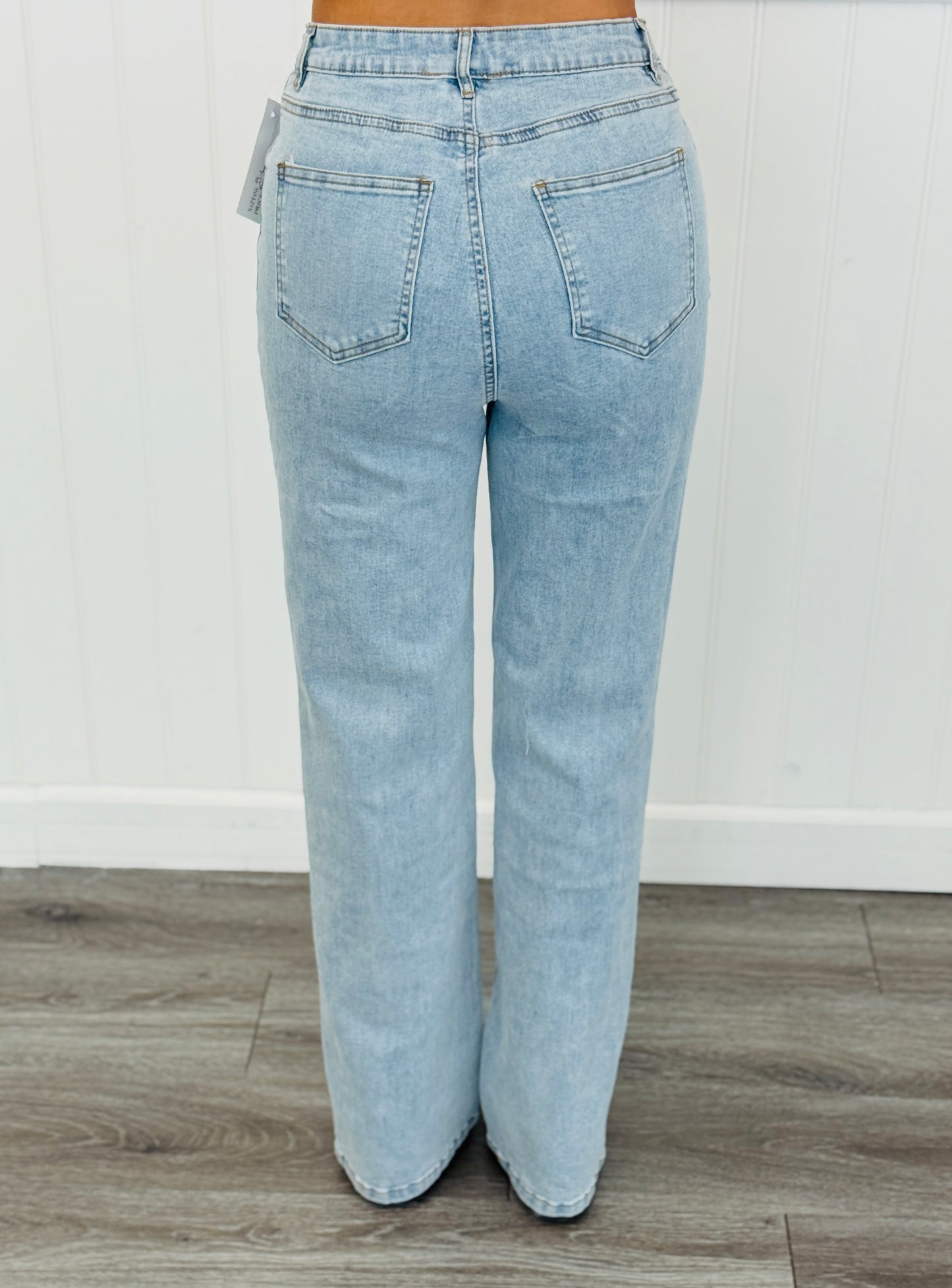 Light Denim Multi Rhinestones Jeans (Reg.)