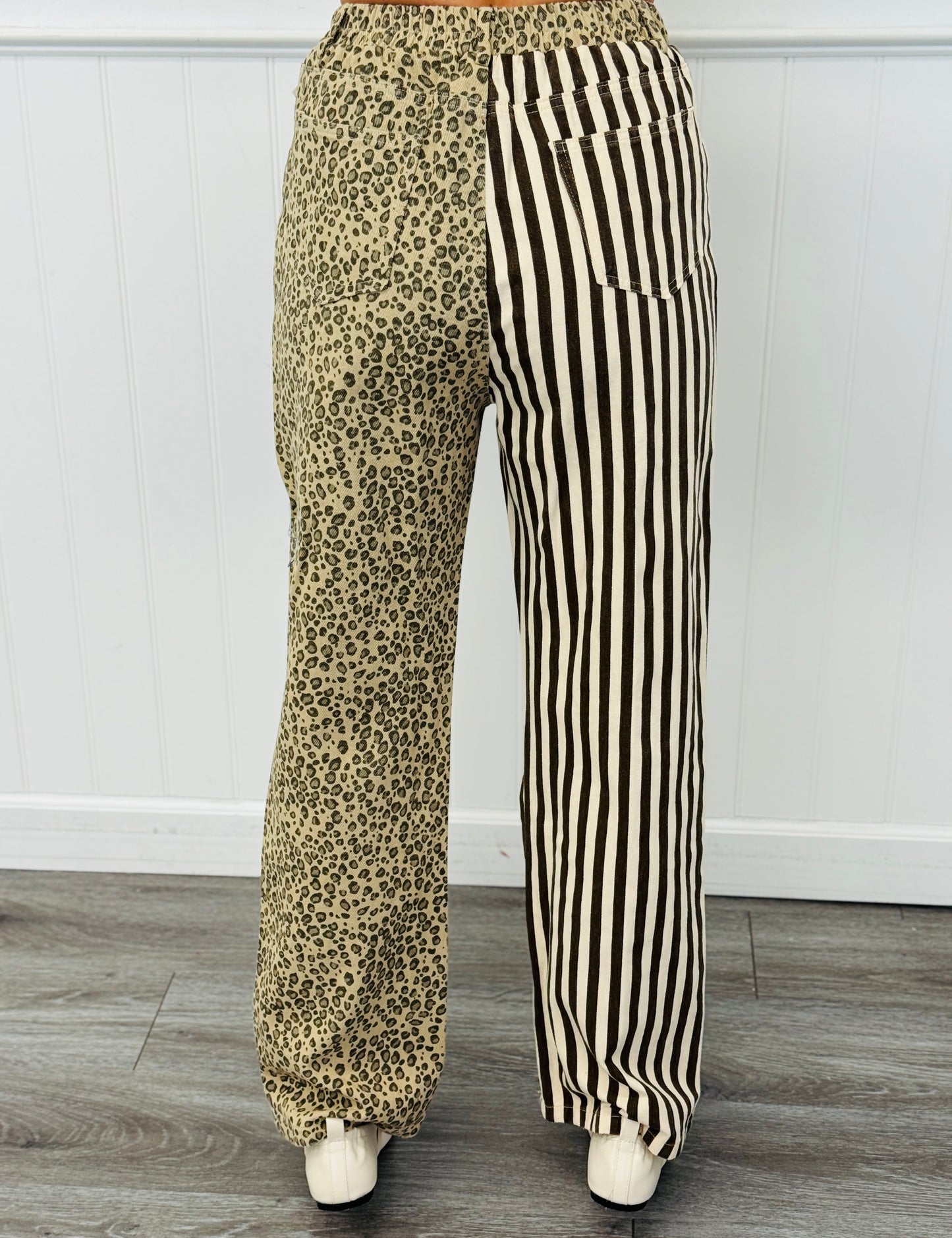 Mix & Match Leopard & Stripe Pants (Reg. and Plus)