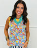 Citrus Escape Heatwave Ribbed Tank Top (Reg. & Plus)