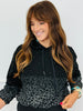 Black Ombre Leopard Pullover Hoodie Top (Reg & Plus)