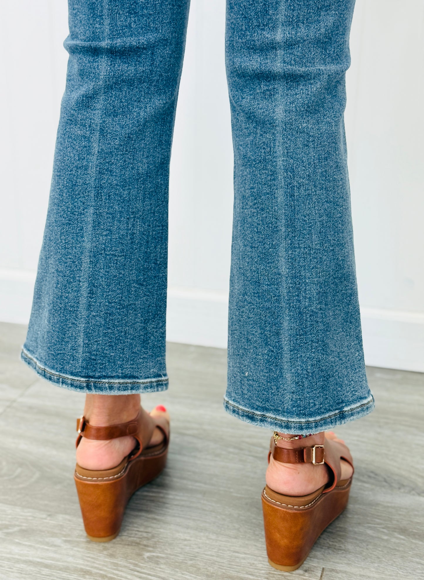 Judy Blue Flatter Me Tummy Control Kick Flares Jeans (Reg. and Plus)
