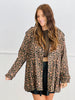Sand Multi Animal Print Crop Trench Coat (Reg.)