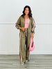 Olive Blush Lace Side Stripe Jacket (Reg.)