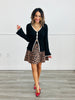 Leopard Sweater Mini Skirt (Reg & Plus)