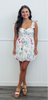 Multi Fruit Print Bubble Hem Mini Dress (Reg.)