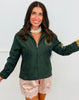 Forest Green Rodeo Embroidered Suede Jacket (Reg.)