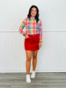 Get Noticed Peekaboo Mesh Top (Reg. and Plus)