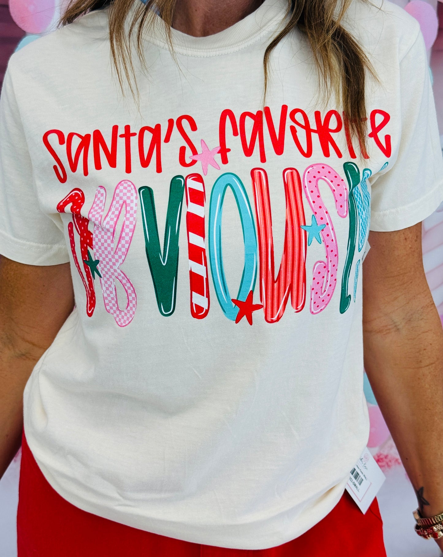 Santa's Favorite Obviously Tee (Reg. and Plus)