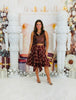 Bronze Plaid Midi Skirt (Reg.)
