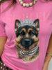 Spoiled German Shepard Bling Tee (Reg. and Plus)