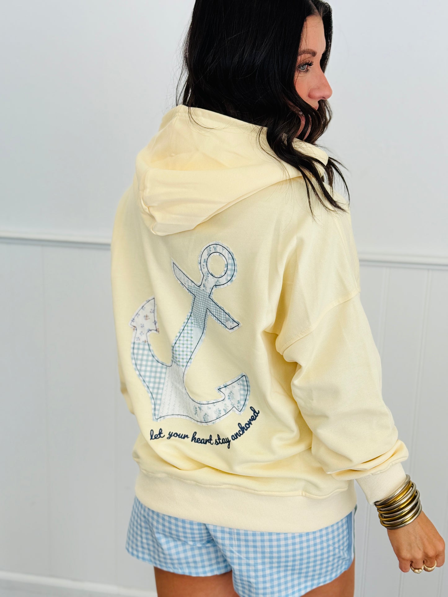 Butter Anchor Graphic Oversized Hoodie (Reg.)
