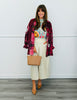 POL Cherry Multi Plaid Button Down Shirt (Reg.)