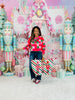 Checkered HoHoHo Sweatshirt (Reg. and Plus)