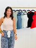 Textured Round Hem Tank Top (Reg.)- 7 Colors