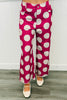 Fuchsia Big Polka Dots Pants (Reg)