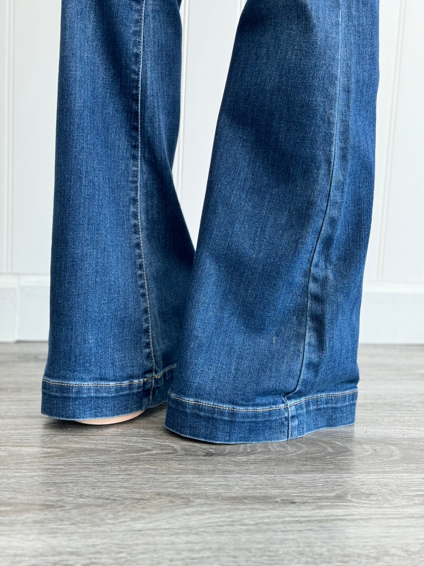 Judy Blue Be The Reason Wide Hem Flare Jeans (Reg. and Plus)