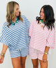 Striped Terry Cloth Top (Reg.) - 2 Colors