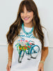 White Free Living Bicycle Graphic Tee (Reg.)