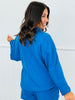 Deep Indigo Half Zip LS Tee & Short Set (Reg.)