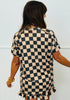 Checkered Print Top & Ruffle Shorts Set (Reg. & Plus) - 4 Colors