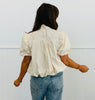 High Neck Bubble Hem Top (Reg.) - 2 Colors