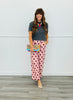 Polka Dot Scallop Trim Pants (Reg.) - 2 Colors