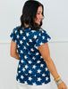 Star Nicole V-Neck Blouse (Reg. and Plus)