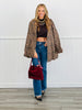 Sand Multi Animal Print Crop Trench Coat (Reg.)
