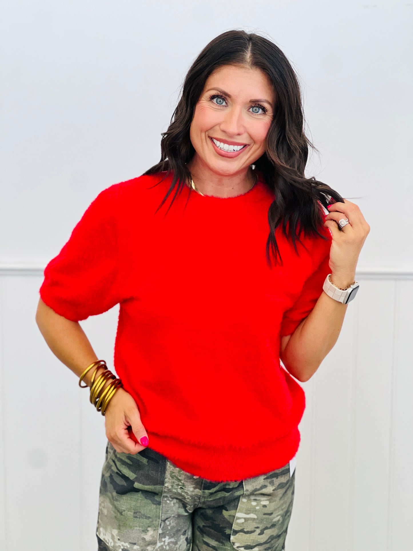 Fab Fuzzy Sweater Top (Reg & Plus)-3 Colors