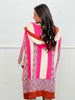 POL Pink Multi Striped Long Cardigan (Reg.)