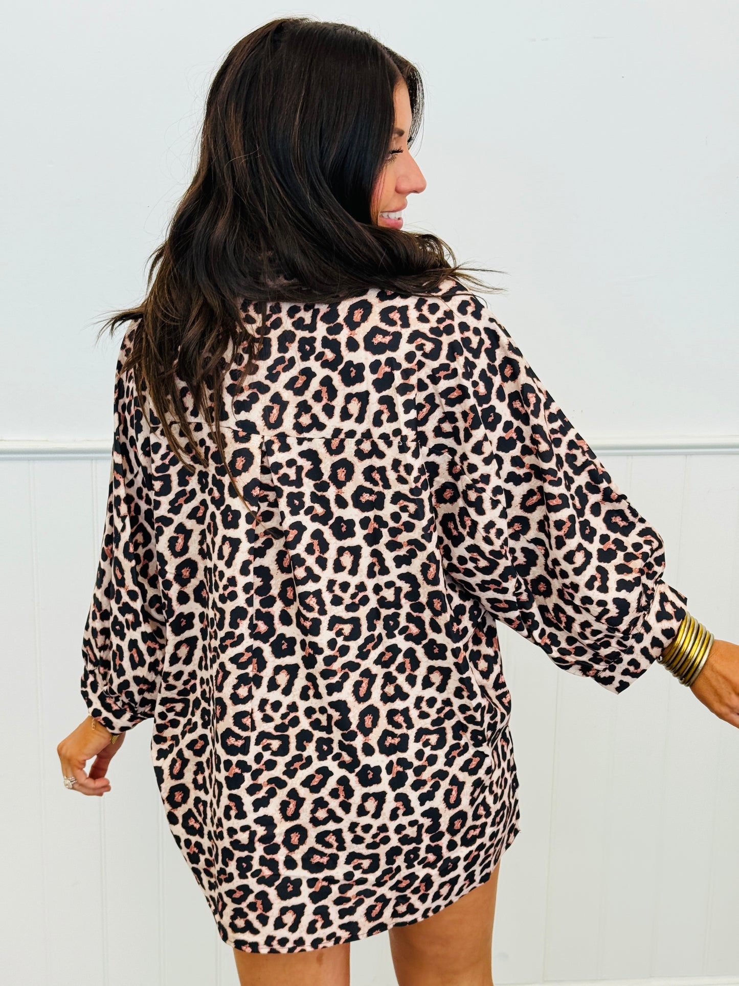 Safari Chic Sloane Button Up Top (Reg. and Plus)