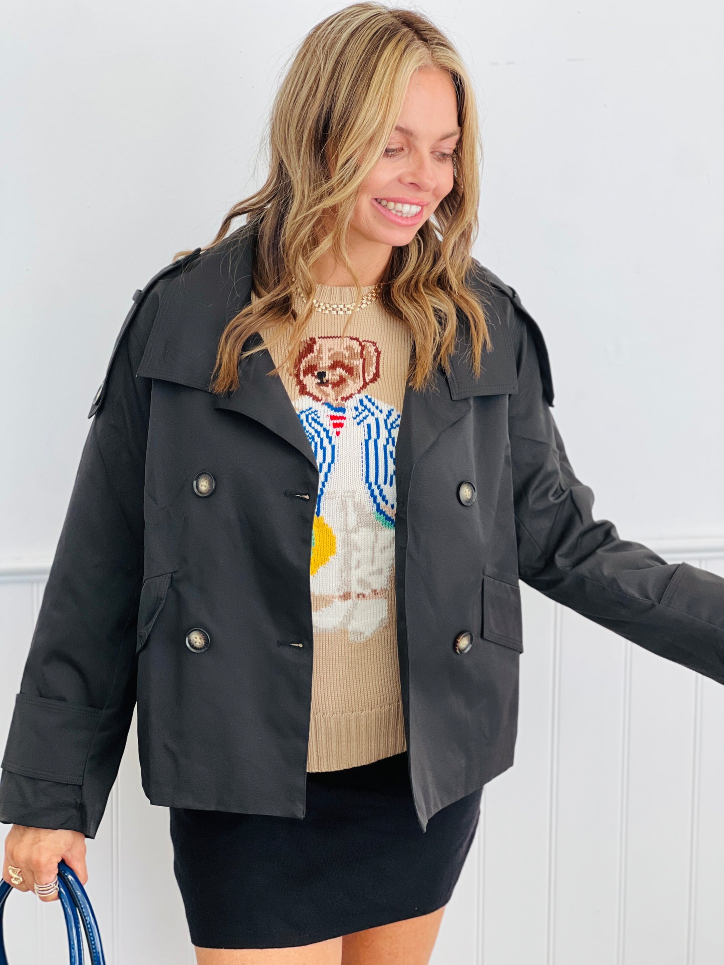 Double Breasted Trench Coat (Reg.) - 2 Colors