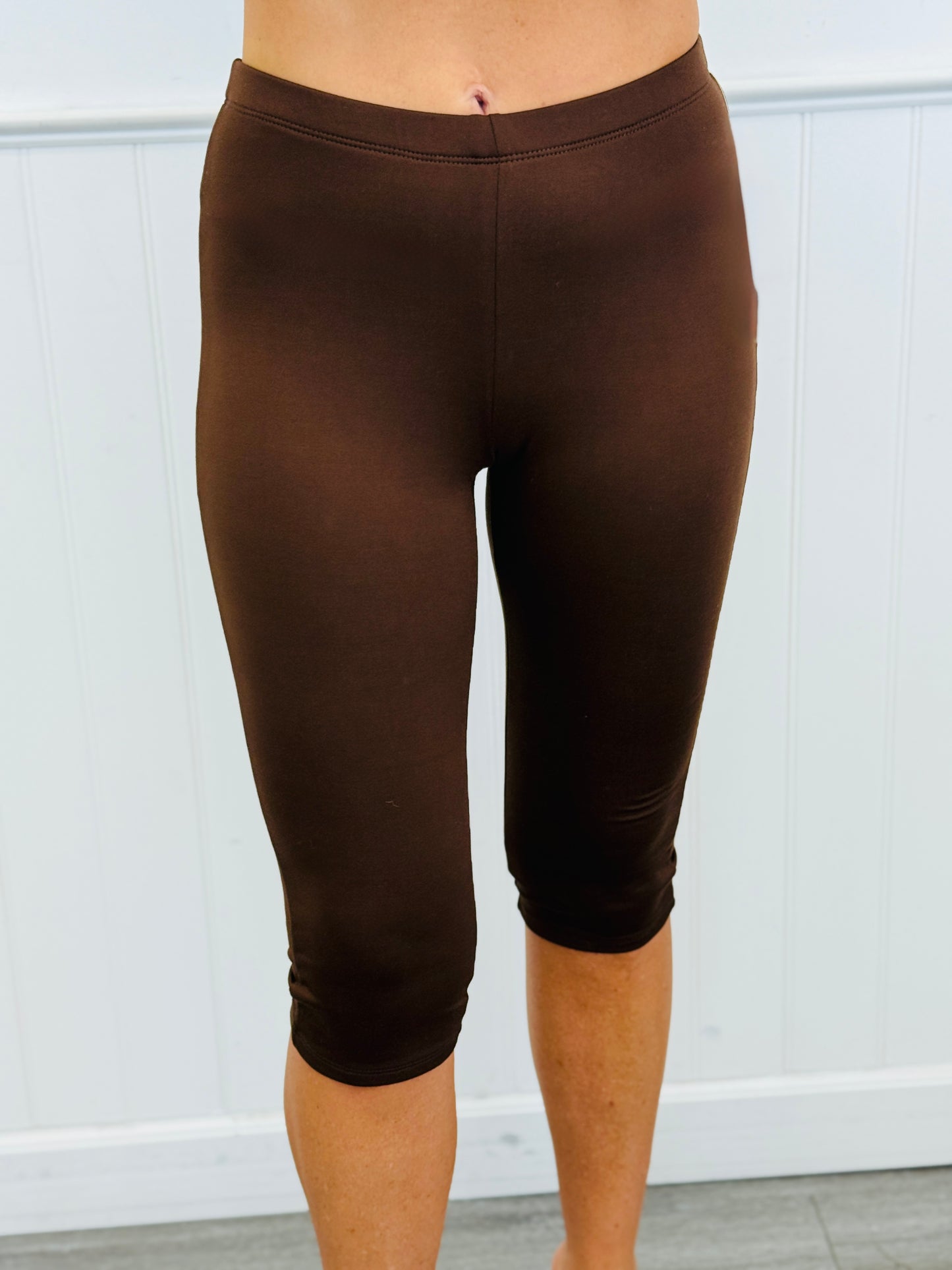 Brown Capri Pants (Reg. and Plus)
