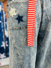 POL Blue Denim Star Patch Wide Leg Pants (Reg.)