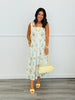 Ivory Multi Botanical Print Midi Dress (Reg & Plus)