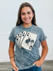 Four of a Kind Mineral Washed Tee (Reg. and Plus)