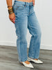 Judy Blue *PETITE* Rigid Rose Straight Jeans(Reg. and Plus)
