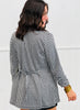 Black Gingham Buckle Back Blazer (Reg.)