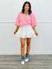 White Tiered Micro Mini Skirt (Reg)